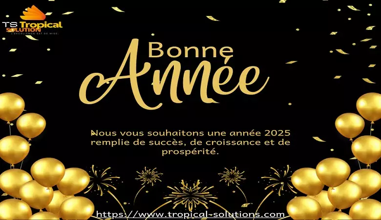 Bonne année de la part de Tropical Solutions !